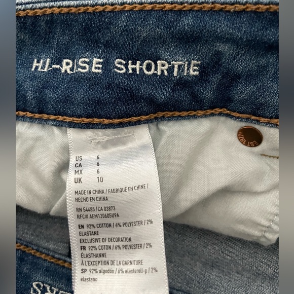 American Eagle Super Stretch Hi-Rise Shorts Size 6 - Picture 5 of 5